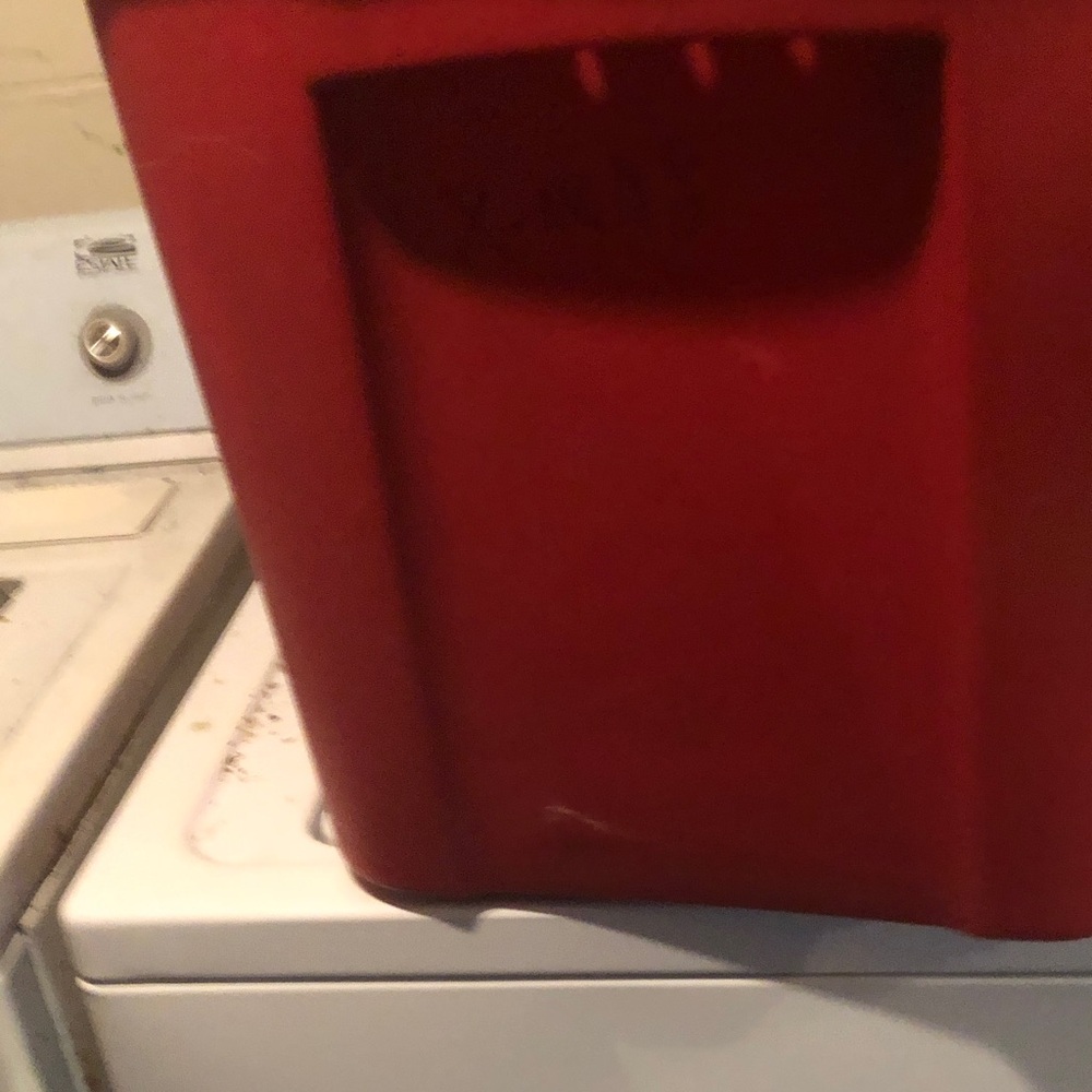 Red Home Accent Storage Bin - Brand Unspecified